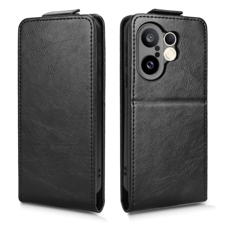 For vivo X200 FE / S30 Pro mini Magnetic Vertical Flip Leather Phone Case with Buckle