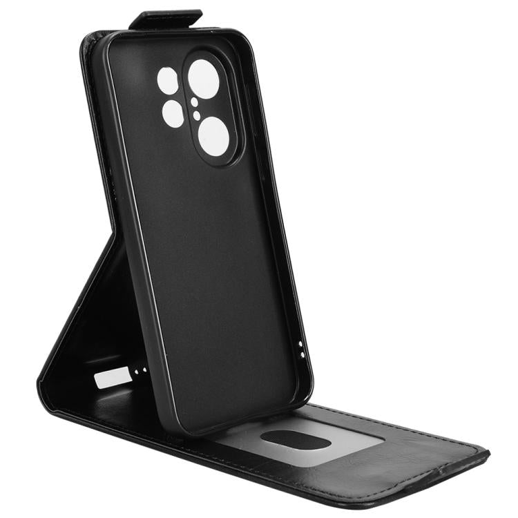 For vivo X200 FE / S30 Pro mini Magnetic Vertical Flip Leather Phone Case with Buckle