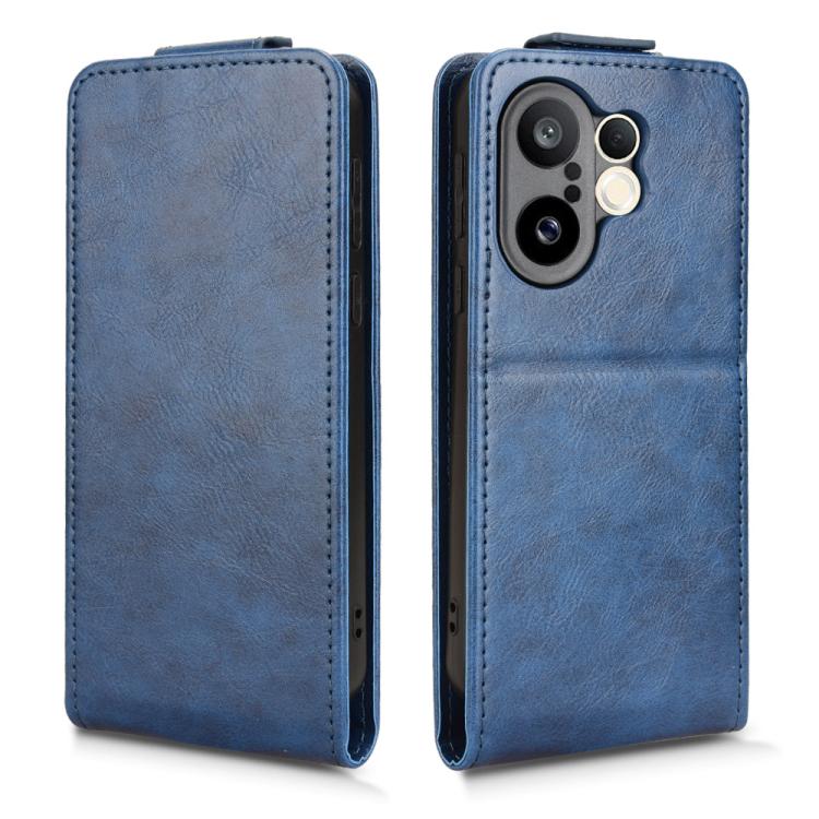 For vivo X200 FE / S30 Pro mini Magnetic Vertical Flip Leather Phone Case with Buckle