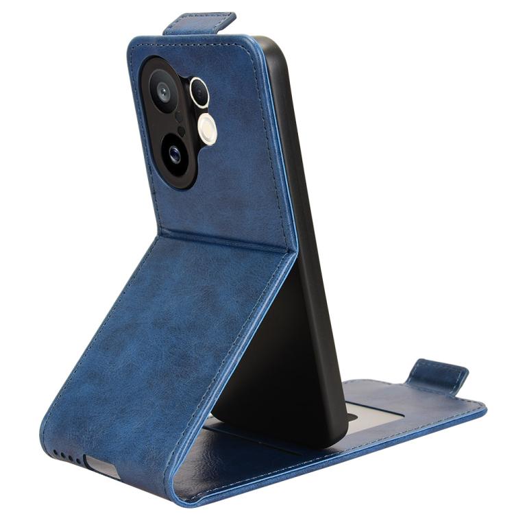 For vivo X200 FE / S30 Pro mini Magnetic Vertical Flip Leather Phone Case with Buckle