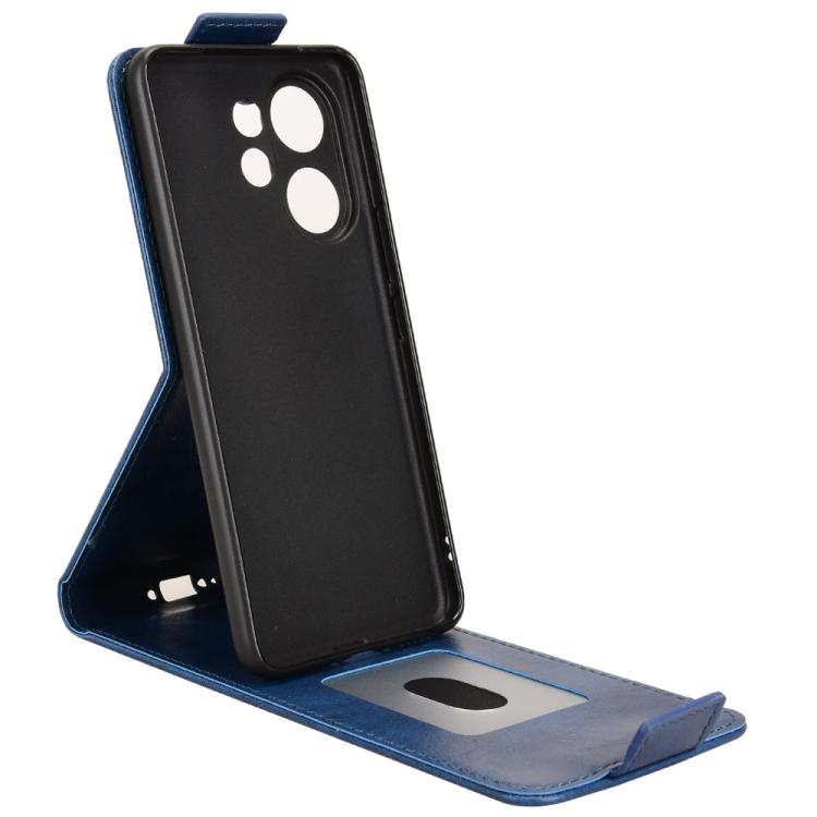 For vivo V60 5G Magnetic Vertical Flip Leather Phone Case with Buckle