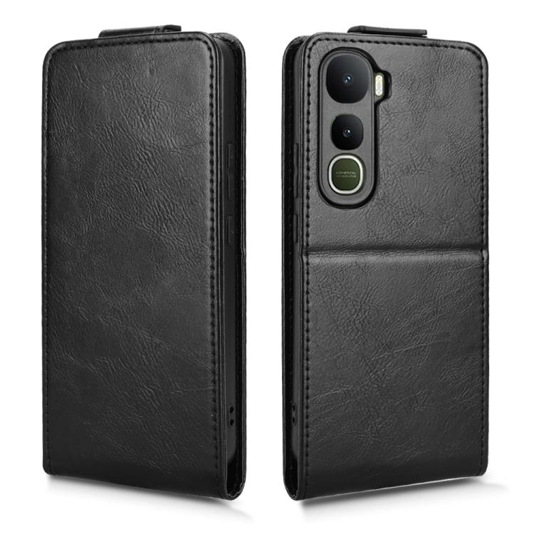 For vivo Y400 5G Global Magnetic Vertical Flip Leather Phone Case with Buckle