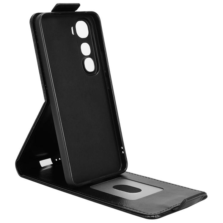 For vivo Y400 5G Global Magnetic Vertical Flip Leather Phone Case with Buckle