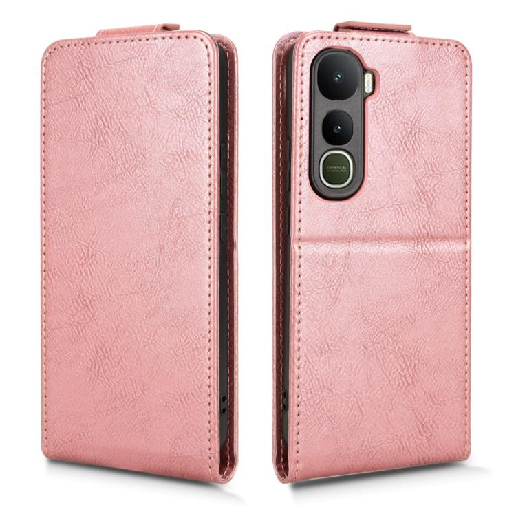 For vivo Y400 5G Global Magnetic Vertical Flip Leather Phone Case with Buckle