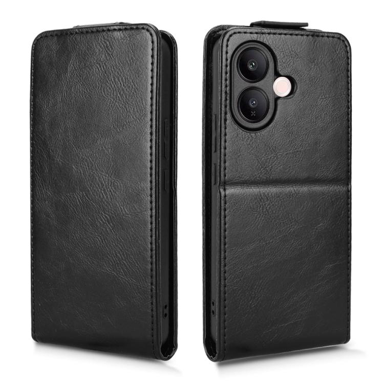 For vivo V60 Lite 4G / 5G Magnetic Vertical Flip Leather Phone Case with Buckle