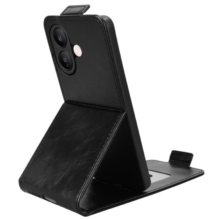 For vivo V60 Lite 4G / 5G Magnetic Vertical Flip Leather Phone Case with Buckle