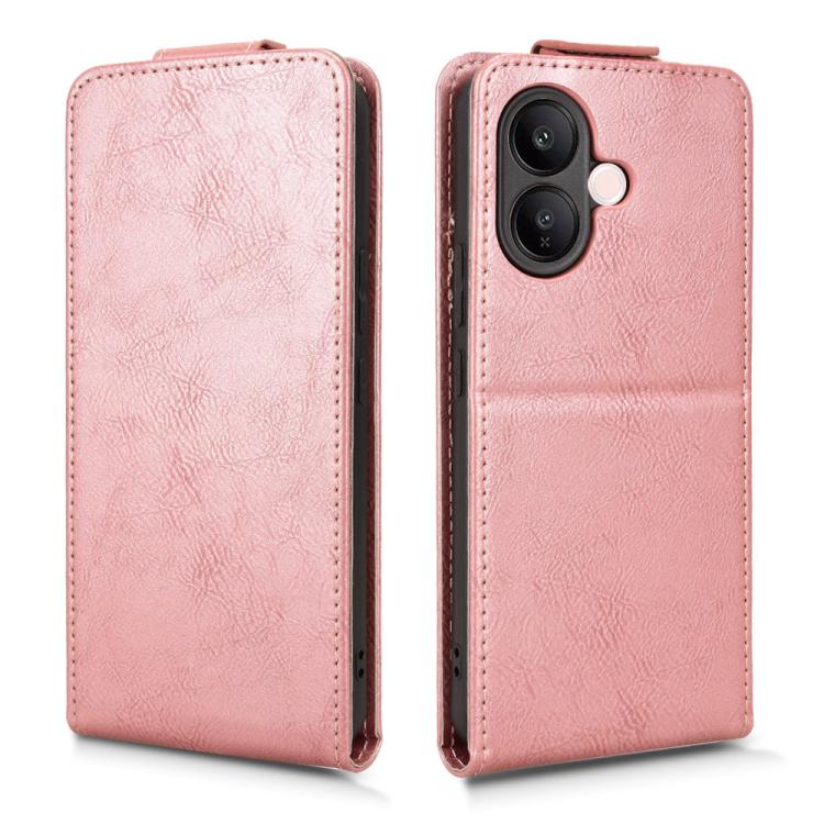 For vivo V60 Lite 4G / 5G Magnetic Vertical Flip Leather Phone Case with Buckle