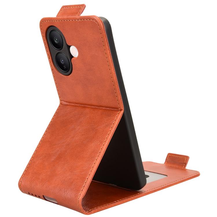 For vivo V60 Lite 4G / 5G Magnetic Vertical Flip Leather Phone Case with Buckle