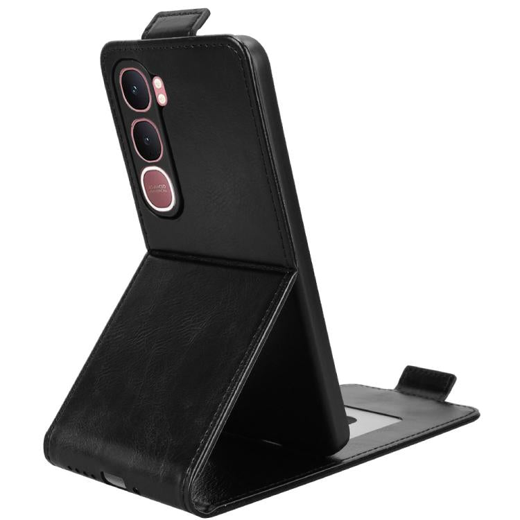 For vivo Y31 5G India / Y21d Global Magnetic Vertical Flip Leather Phone Case with Buckle