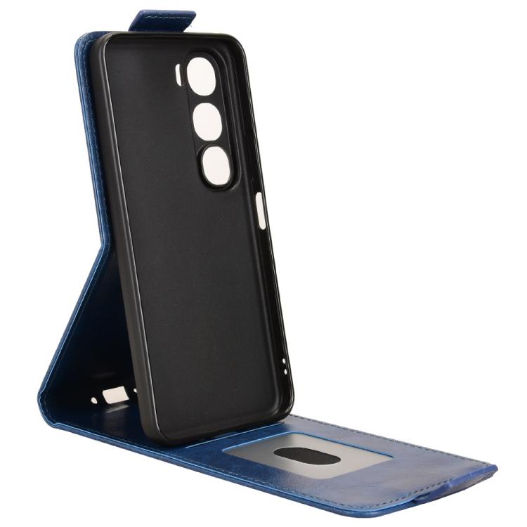 For vivo Y31 5G India / Y21d Global Magnetic Vertical Flip Leather Phone Case with Buckle