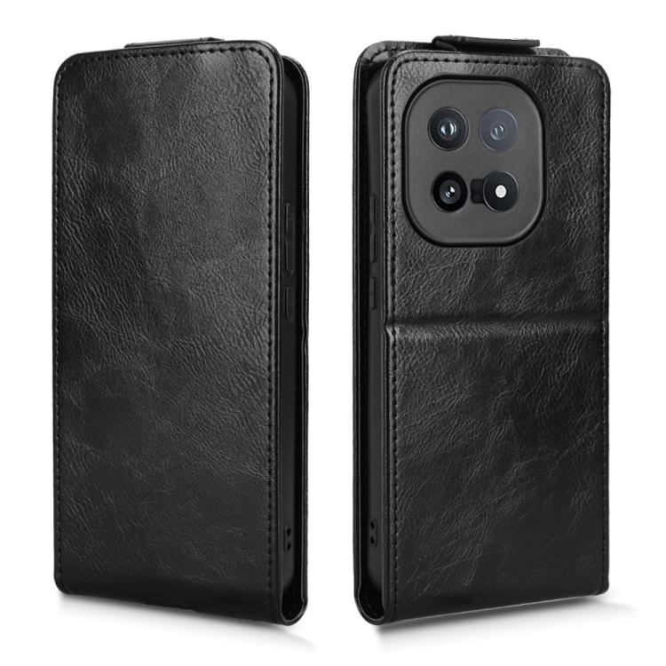 For vivo iQOO 15 Magnetic Vertical Flip Leather Phone Case with Buckle