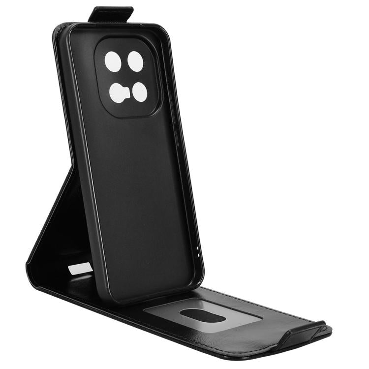 For vivo iQOO 15 Magnetic Vertical Flip Leather Phone Case with Buckle