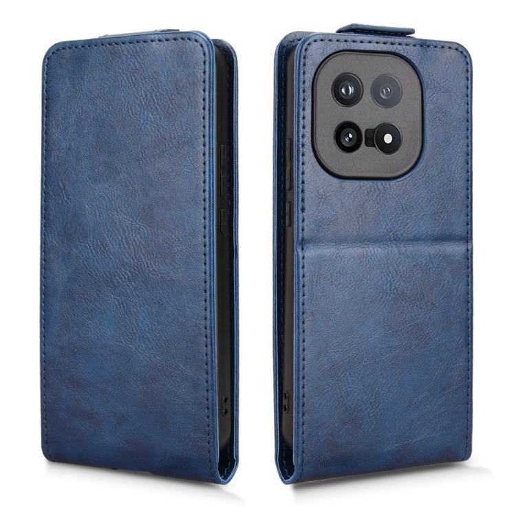 For vivo iQOO 15 Magnetic Vertical Flip Leather Phone Case with Buckle