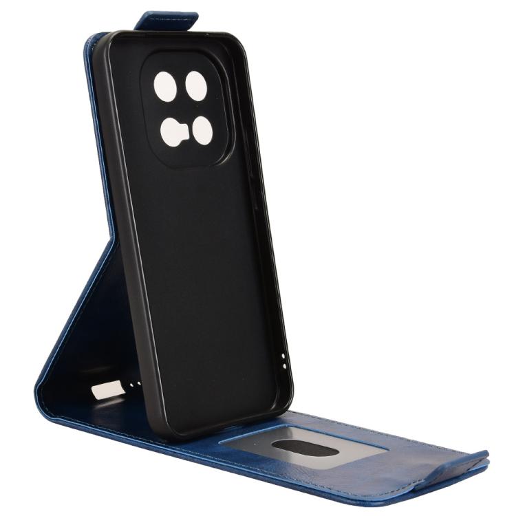 For vivo iQOO 15 Magnetic Vertical Flip Leather Phone Case with Buckle