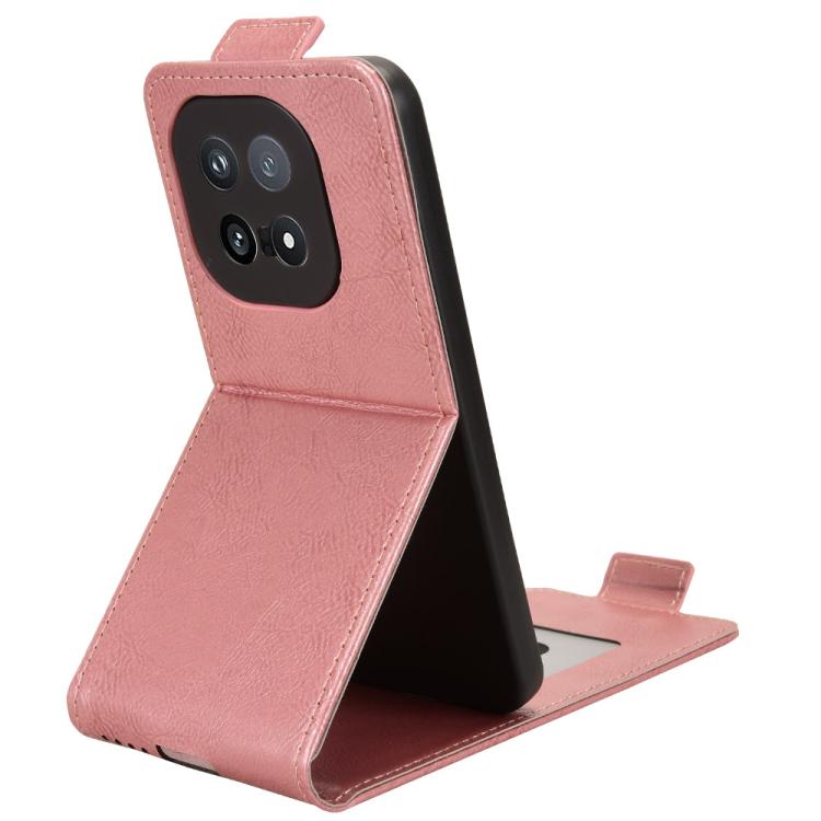 For vivo iQOO 15 Magnetic Vertical Flip Leather Phone Case with Buckle