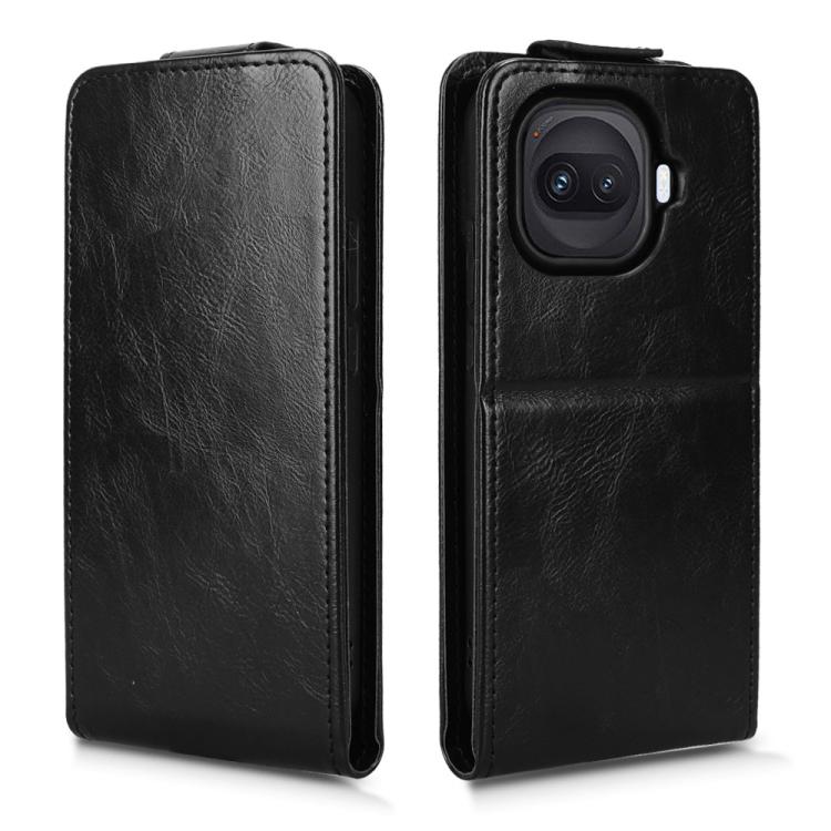 For vivo iQOO 15R 5G / Z11 Turbo 5G Magnetic Vertical Flip Leather Phone Case with Buckle