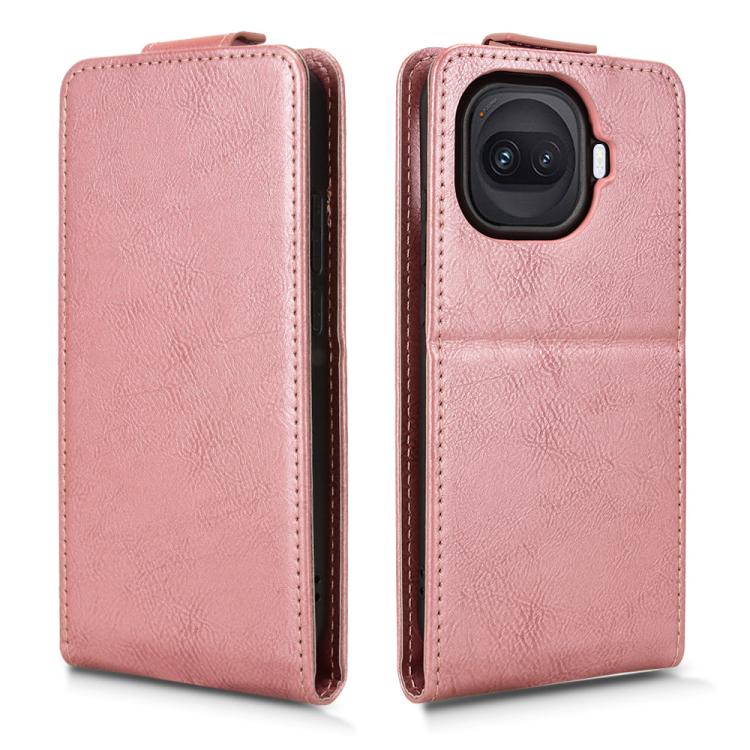 For vivo iQOO 15R 5G / Z11 Turbo 5G Magnetic Vertical Flip Leather Phone Case with Buckle