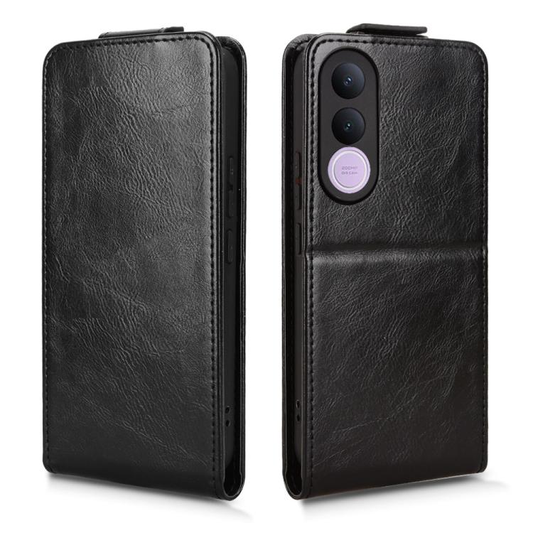 For vivo V70 FE 5G Magnetic Vertical Flip Leather Phone Case with Buckle