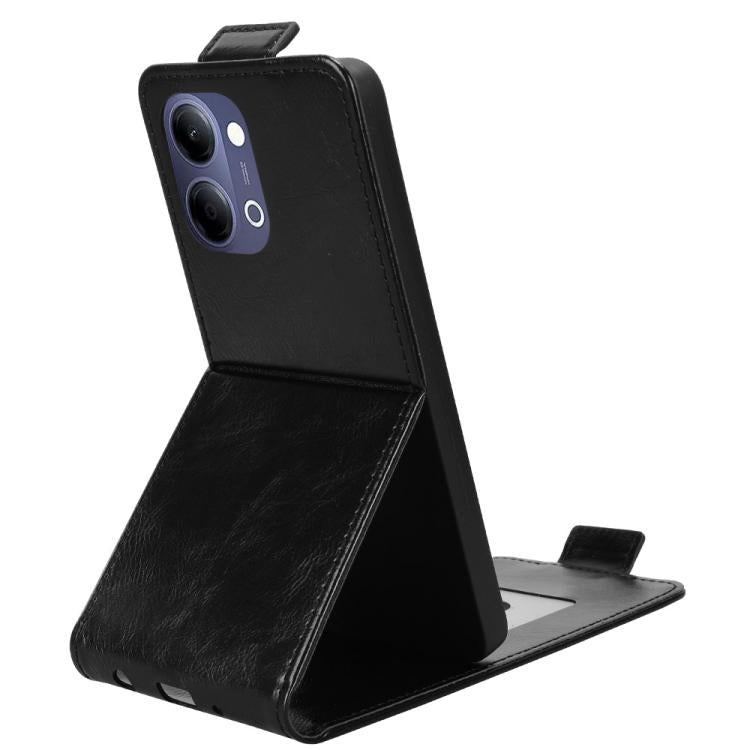For vivo Y21 5G 2026 / Y05 4G Magnetic Vertical Flip Leather Phone Case with Buckle