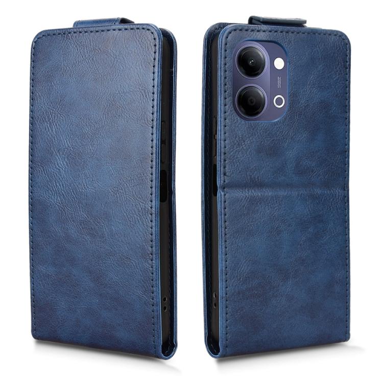 For vivo Y21 5G 2026 / Y05 4G Magnetic Vertical Flip Leather Phone Case with Buckle