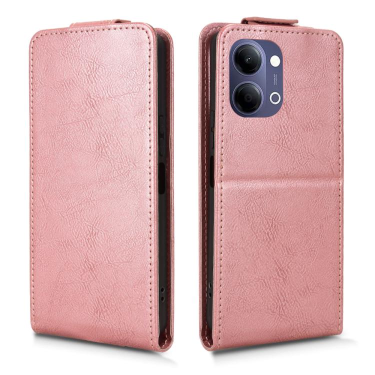 For vivo Y21 5G 2026 / Y05 4G Magnetic Vertical Flip Leather Phone Case with Buckle