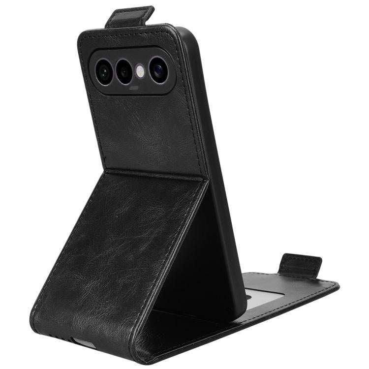 For vivo X300 FE 5G / S50 Pro mimi 5G Magnetic Vertical Flip Leather Phone Case with Buckle