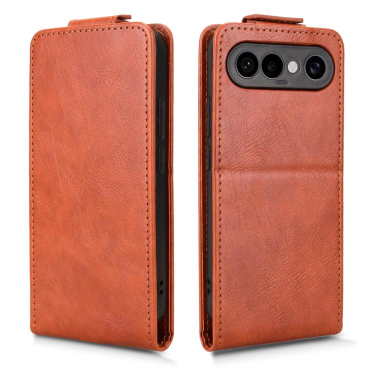 For vivo X300 FE 5G / S50 Pro mimi 5G Magnetic Vertical Flip Leather Phone Case with Buckle
