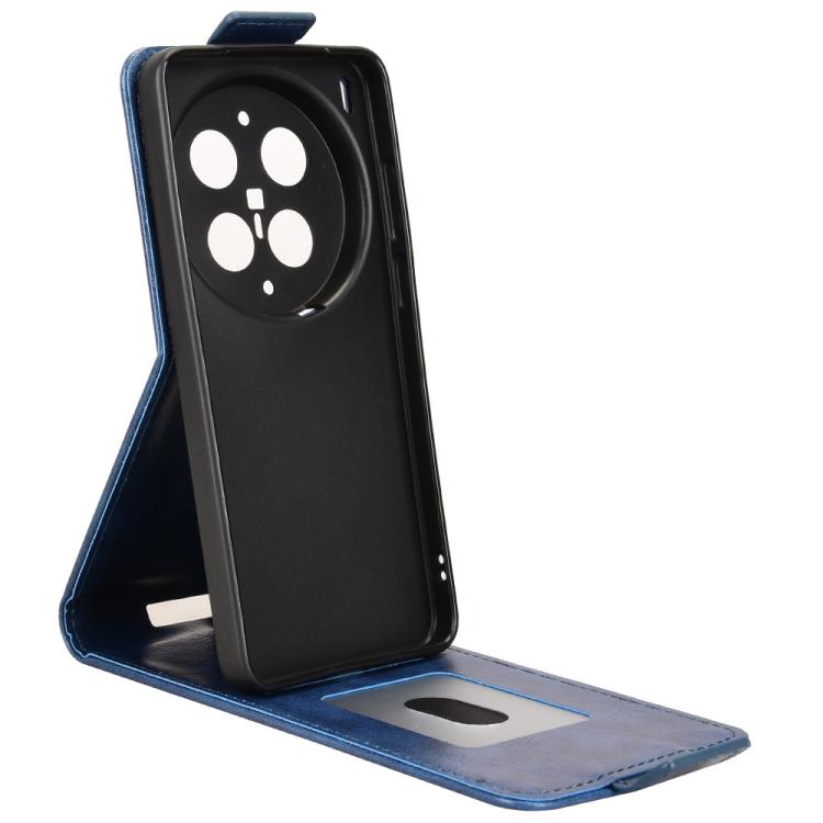 For vivo X300 Ultra Magnetic Vertical Flip Leather Phone Case with Buckle