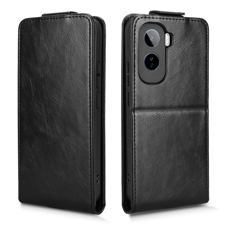 For vivo T5 Pro 5G / iQOO Z11 Magnetic Vertical Flip Leather Phone Case with Buckle