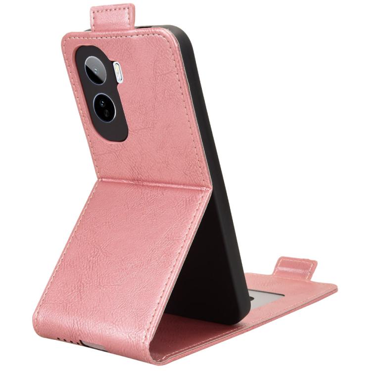For vivo T5 Pro 5G / iQOO Z11 Magnetic Vertical Flip Leather Phone Case with Buckle