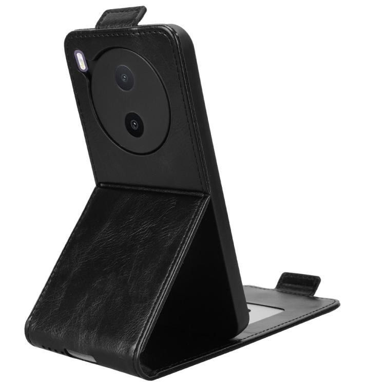 For vivo Y600 Pro 5G Magnetic Vertical Flip Leather Phone Case with Buckle