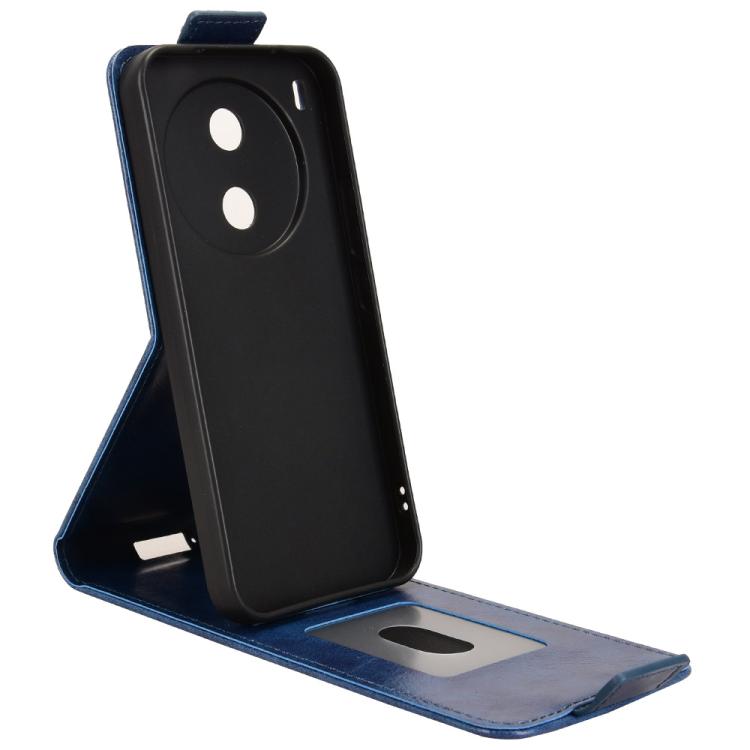 For vivo Y600 Pro 5G Magnetic Vertical Flip Leather Phone Case with Buckle
