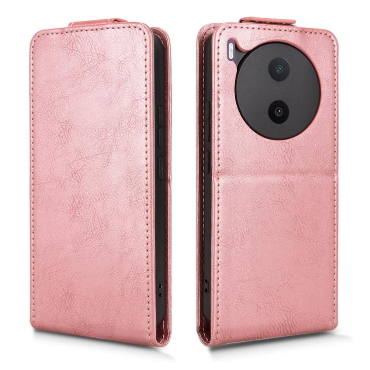 For vivo Y600 Pro 5G Magnetic Vertical Flip Leather Phone Case with Buckle