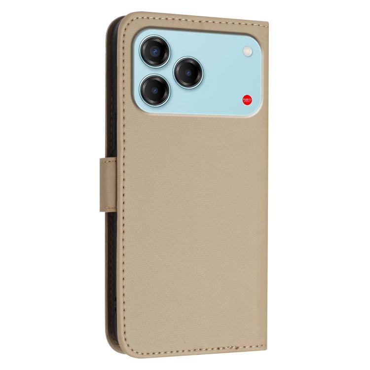 For ZTE Blade V80 Vita Triangle Pattern Buckle Clasp Leather Phone Case