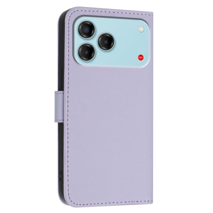 For ZTE Blade V80 Vita Triangle Pattern Buckle Clasp Leather Phone Case