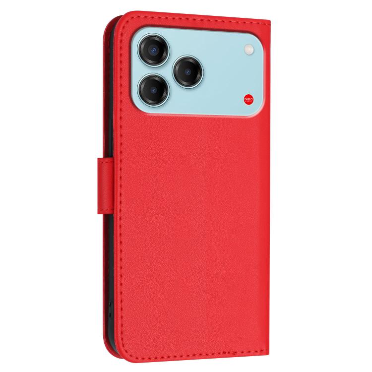 For ZTE Blade V80 Vita Triangle Pattern Buckle Clasp Leather Phone Case