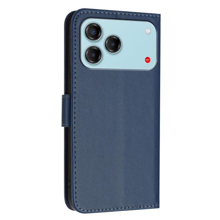 For ZTE Blade V80 Vita Triangle Pattern Buckle Clasp Leather Phone Case