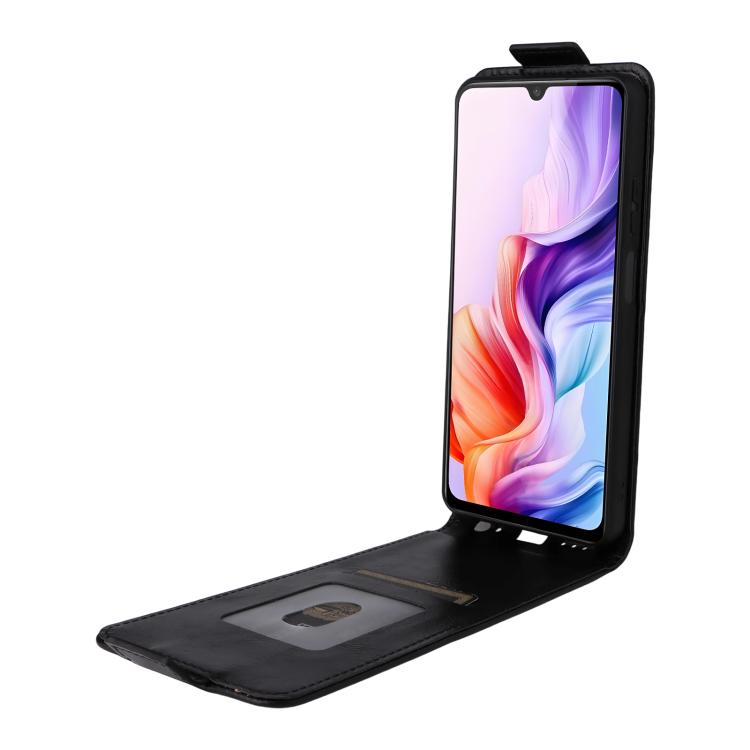 For ZTE Blade V70 Max Magnetic Vertical Flip Leather Phone Case with Buckle