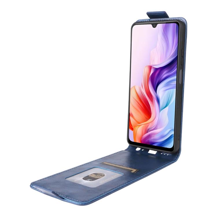 For ZTE Blade V70 Max Magnetic Vertical Flip Leather Phone Case with Buckle