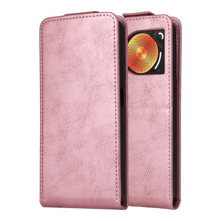 For ZTE nubia Music 2 Magnetic Vertical Flip Leather Phone Case with Buckle