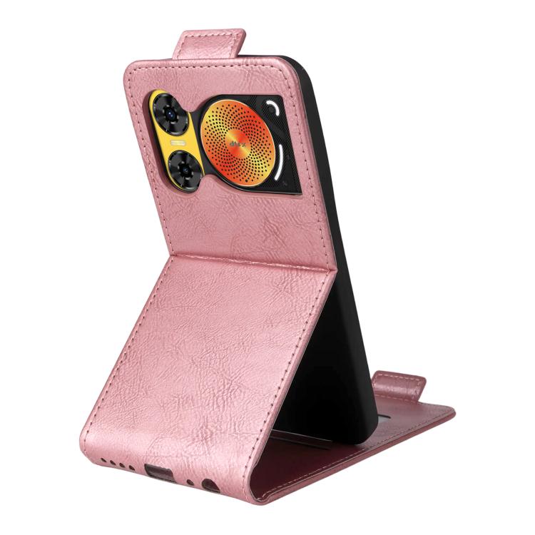 For ZTE nubia Music 2 Magnetic Vertical Flip Leather Phone Case with Buckle