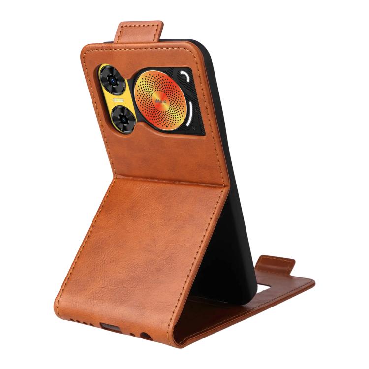 For ZTE nubia Music 2 Magnetic Vertical Flip Leather Phone Case with Buckle
