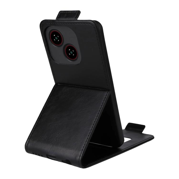 For ZTE Blade A35e Z2466 Magnetic Vertical Flip Leather Phone Case with Buckle