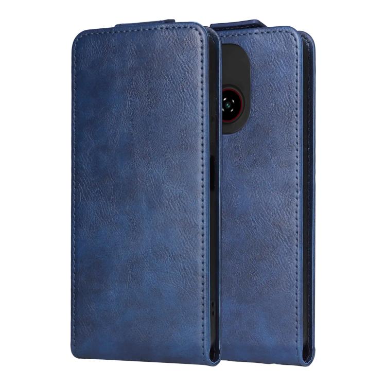 For ZTE Blade A35e Z2466 Magnetic Vertical Flip Leather Phone Case with Buckle
