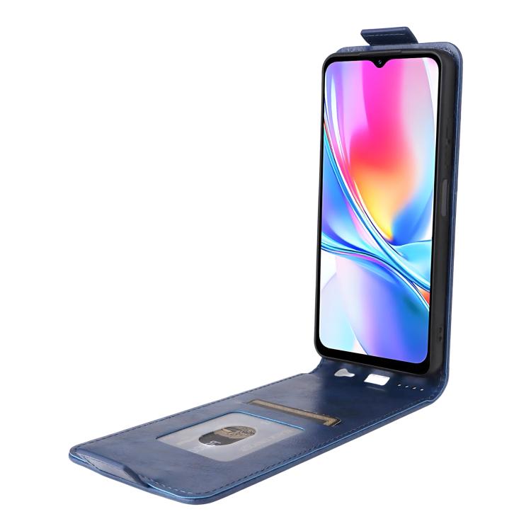 For ZTE Blade A35e Z2466 Magnetic Vertical Flip Leather Phone Case with Buckle
