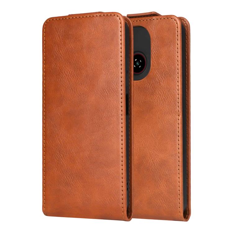 For ZTE Blade A35e Z2466 Magnetic Vertical Flip Leather Phone Case with Buckle