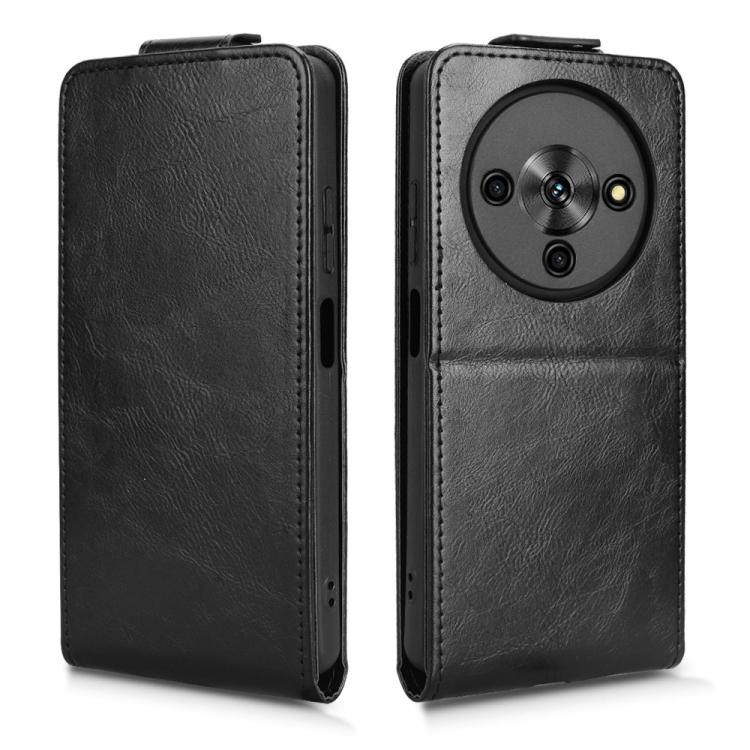 For ZTE Blade A76 5G Magnetic Vertical Flip Leather Phone Case with Buckle