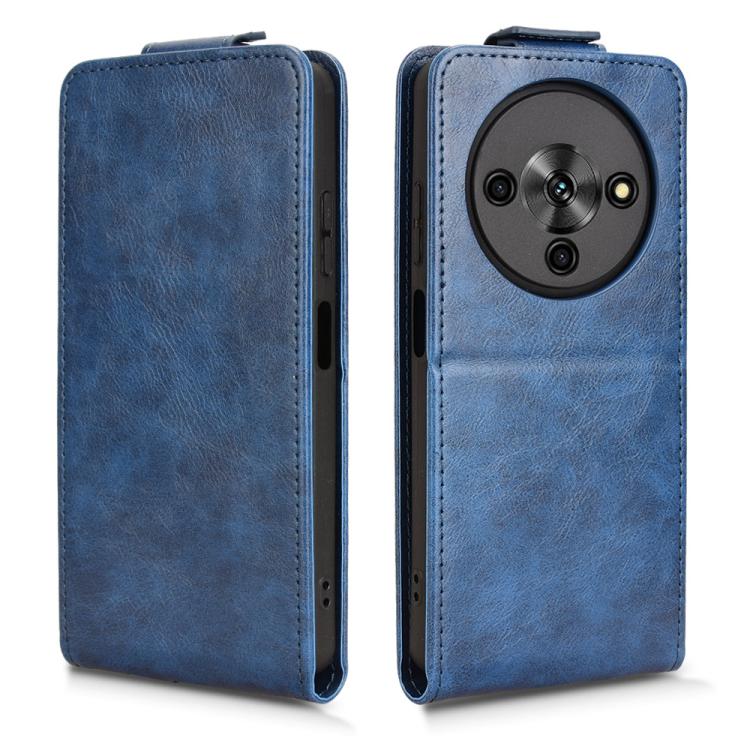 For ZTE Blade A76 5G Magnetic Vertical Flip Leather Phone Case with Buckle
