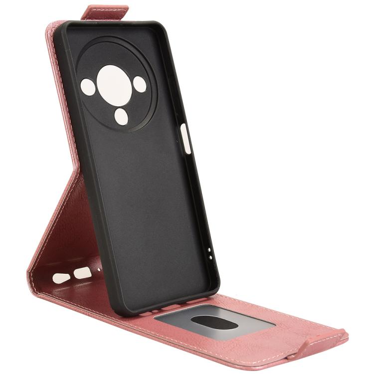 For ZTE Blade A76 5G Magnetic Vertical Flip Leather Phone Case with Buckle