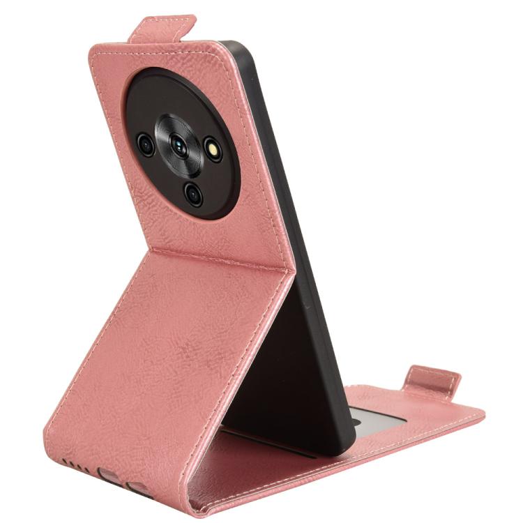 For ZTE Blade A76 5G Magnetic Vertical Flip Leather Phone Case with Buckle